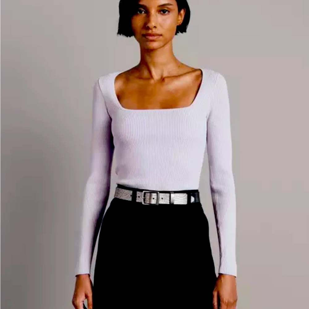 Rag & Bone Asher Viscose Long Sleeve Lavender NEW!
